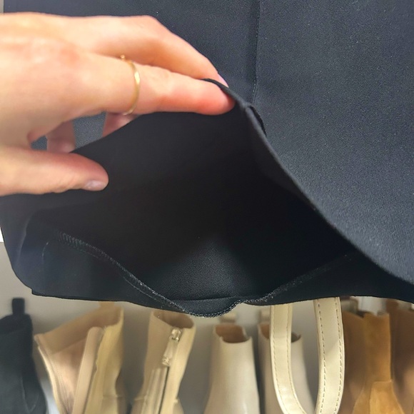 Express Columnist High Waisted Front Seam Wide Leg Pant - Picture 6 of 7